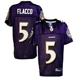Joe Flacco Jersey: Reebok Purple Replica #5 Baltimore Ravens Jersey