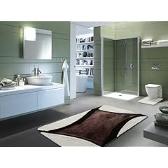 DEMATEX Badezimmer-Garnitur als 3-teiliges Set braun-beige-creme 60x100cm