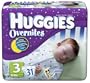Huggies Overnites Diapers, Size 3, 31-Count Packages (Pack of 2)