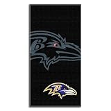 Baltimore Ravens Fiber Reactive Beach Towel
