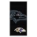 Baltimore Ravens Fiber Reactive Beach Towel