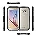 Galaxy S6 Waterproof Case, iThroughTM Waterproof Case, Dust Proof, Snow Proof, Shock Proof Case with Silicone Membrane Screen Protector, Protective Carrying Cover Case for Galaxy S6, Galaxy S6 Edge (Black)