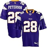 Reebok NFL Equipment Minnesota Vikings #28 Adrian Peterson Purple Youth Premier Tackle Twill Football Jersey