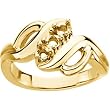 14K Yellow Gold Mother's Ring - 3 Gemstone -- YOU CHOOSE THE COLORS!