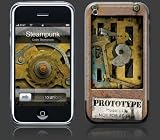 Apple iPhone Premium Vinyl Skin - Steampunk (GelaSkins Brand) Made in Canada