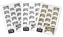 3D French Nail Film/Sticker - Zebra pattern set (orders over $10, free shipping!!)