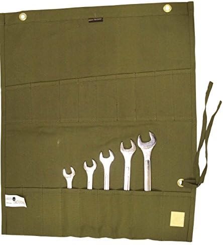Asian Treasures Olive Drab TR 150026 Full Length Tool/Chisel Roll 100% Dyed Cotton Canvas