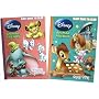 Disney Animal Friends 2 Coloring Book Set (Favorite Friends and Happy Tales)