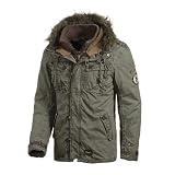 Khujo Jacke Männer, oliv, L