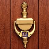 NFL New York Giants Football Solid Brass Door Knocker