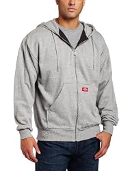 Dickies Men's Thermal Lined Zip Hooded Fleece Jacket