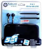 5 in 1 Kit for Nintendo DS Lite (Black)