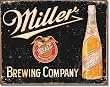 Miller Brewing Vintage Tin Sign