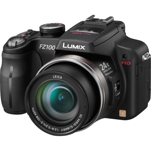 Panasonic Lumix DMC-FZ100 14.1 MP Digital Camera with 24x Optical Image Stabilized Zoom and 3.0-Inch LCD Black