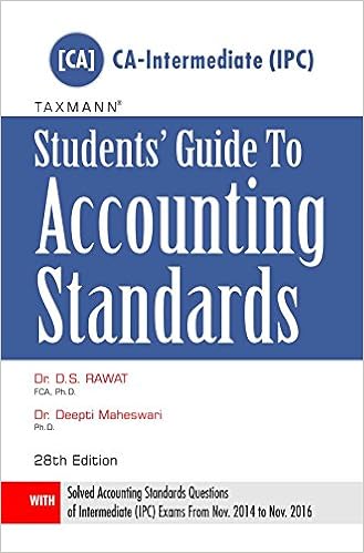 Students' Guide to Accounting Standards [CA-Intermediate (IPC)] (28th Edition, 2017) by Dr. D.S. Rawat/Dr. Deepti Maheshwari (Author)