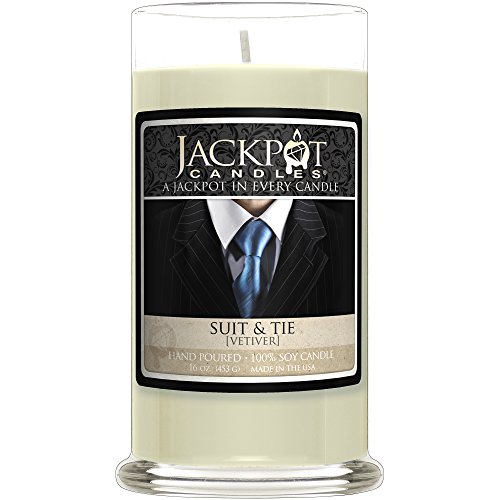 Suit and Tie Candle with Ring Inside (Surprise Jewelry Valued at $15 to $5,000) Ring Size 8