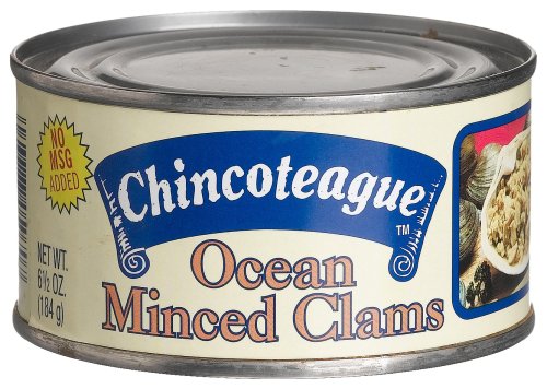 Chincoteague Seafood Minced Ocean Clams, 6.5-Ounce Cans (Pack of 24) by Chincoteague Seafood