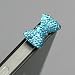 Blue / Earphone jack accessory / Bow Dust Plug / Ear Cap / Ear Jack For iPhone / iPad / iPod Touch / 3.5mm (7232-1)