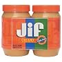 JIF Peanut Butter Creamy 40 Oz Jar (2 Pack)