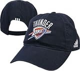 Oklahoma City Thunder Blue Basic Logo Primary Slouch Adjustable Hat