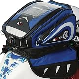 OL120 - Oxford X30 Lifetime Motorcycle Magnetic Tank Bag Black