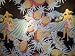 HAWAIIAN SHEER VINTAGE PATTERN SARONG- PICKING PINEAPPLES