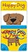 Happy Dog Activity Cloth Book in Bag