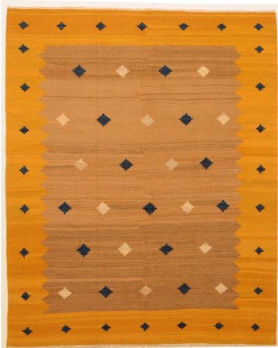 5' x 7' Kilim Rug, 100% Wool Pile Hand Woven Flat Weave Persian Rug