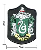 3 Pc Harry Potter Crest Iron Slytherin Embroidered Badge(b-2)