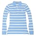 Apparel : Ralph Lauren Women The Skinny Polo Light Blue T-shirt