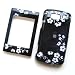 AT&T UTStarcom Quickfire PCD Snap On Protector Hard Case Image Cover "Midnight Flowers" Design