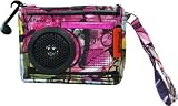 Loop NYC Audio Couture Pink Graffiti Walkman Radio Clutch with Speaker