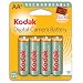 Kodak Max 4 NiMH 2500mAh Rechargeable AA Batteries