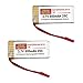 DeeRC Four 3.7v 800mAh F181C H12C H12W V686 509G 25C Rechargeable Li-Po Quadcopter Batteries To Increase Flight Time(36 Min)