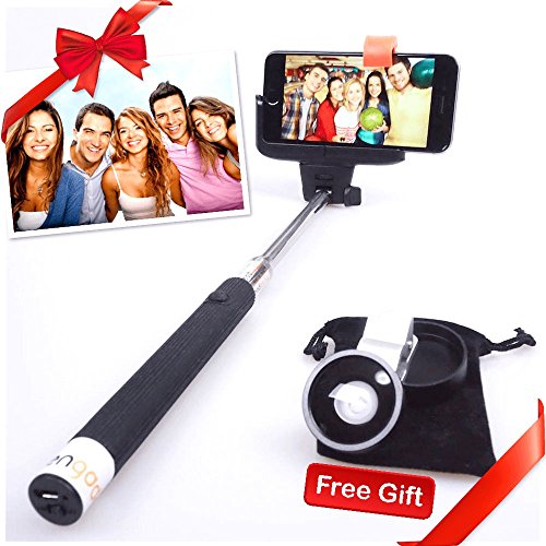 Selfie Stick, free len,Kengadget monopod with adjustable holder, Plus android phone, built-in Bluetooth