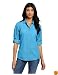 Exofficio Women's Bugs Away Baja Long Sleeve Shirt, Mediterranean, X-Large