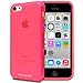 Fosmon DURA-FROST Ultra SLIM-Fit Case Flexible TPU Cover for New Apple iPhone 5C (2013) - Pink