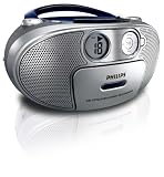 Philips AZ 1022 CD-Radiorekorder silber/ blau