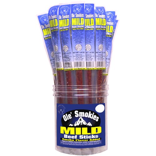 Buffalo Bills 1.25oz Mild 9 Individually Wrapped Ole' Smokies (24 beef sticks per... by Dried Beef