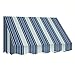 Awntech 5-Feet San Francisco Window/Entry Awning, 44 by 24-Inch, Navy/Gray/White