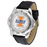 Illinois Fighting Illini NCAA Sport Mens Watch (Leather Band)