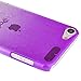 Leegoal（TM）Purple Raindrop Crystal Hard Back Cover Case for Apple iPod Touch 5th Generation 5G 5