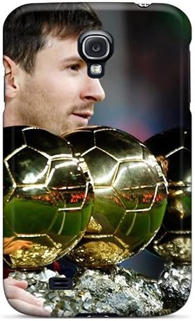 USMONON Phone cases Top Quality Protection The Player Of Barcelona Lionel Messi Is With His Trophies Case Cover For SAMSUNG GALAXY S4 i9500