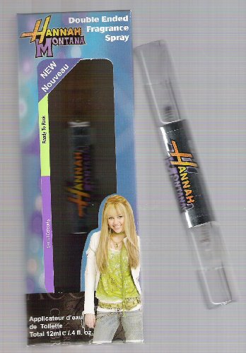 Hannah Montana Double Ended Fragrance Spray 2 Fragrances in One Tube "Ready to Rock & Secret Celebrity" .4oz Per Tube (2 Pack)