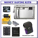 Olympus Stylus 8000 12MP Digital Camera (Silver) + Willoughy's 2GB xD Travelers Package