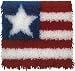 Wonderart 4700 12-Inch by 12-Inch Latch-Hook Kit, Patriot