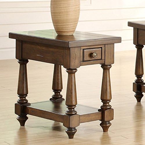 Riverside Furniture Riverside Newburgh Chair Side Table - Antique Ginger, multicolor, Solid Hardwood
