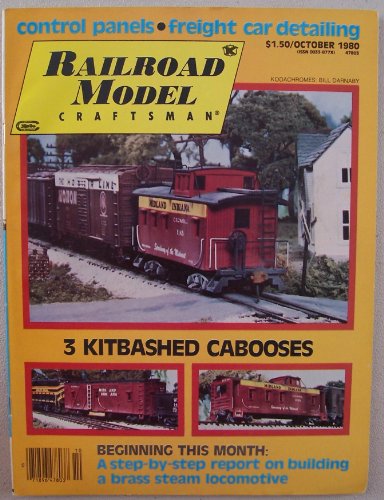 Railroad Model Craftsman [ October 1980, Vol. 49 No. 5 ] (3 Kitbashed Cabooses)