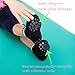 BEST Non Slip Skid Yoga Pilates Socks with Grips Cotton for Women Pack of 4 size 8-10