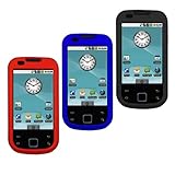 Samsung Acclaim R880 Combo Rubber Feel Black Protective Case Faceplate Cove ....